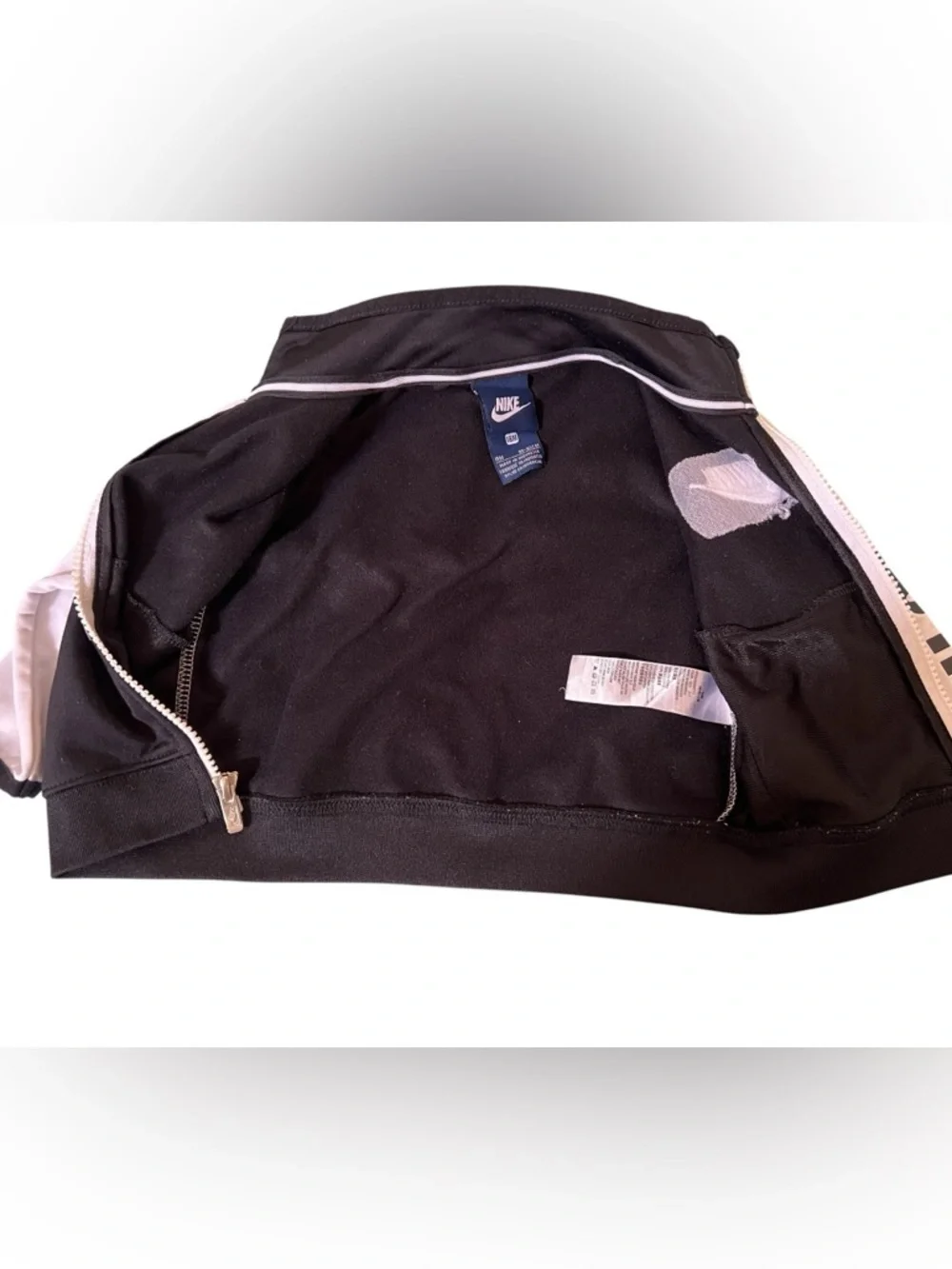Nike Black & White Track Jacket with Swoosh Detailing 18-24months toddler